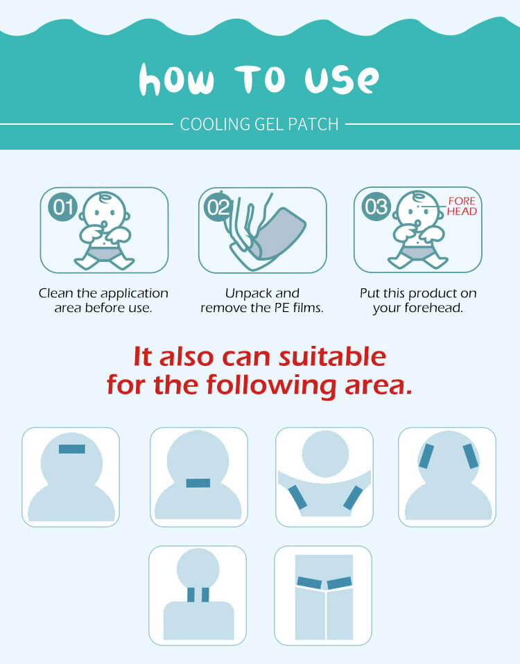 Private Label menthol cooling patches