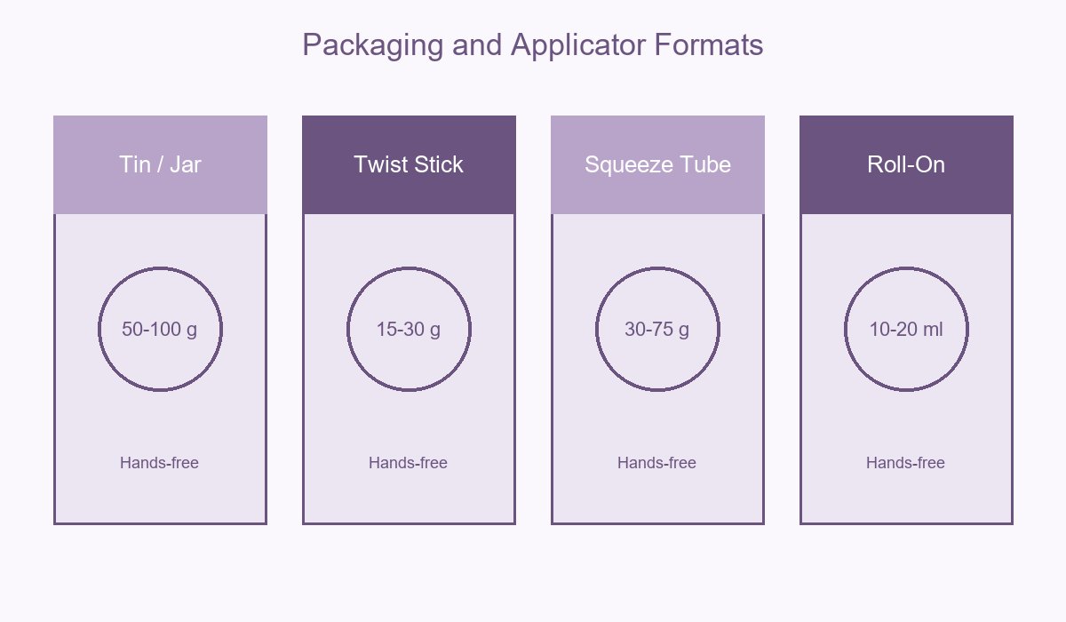 Pain Relief Balm OEM Packaging and Applicator Formats
