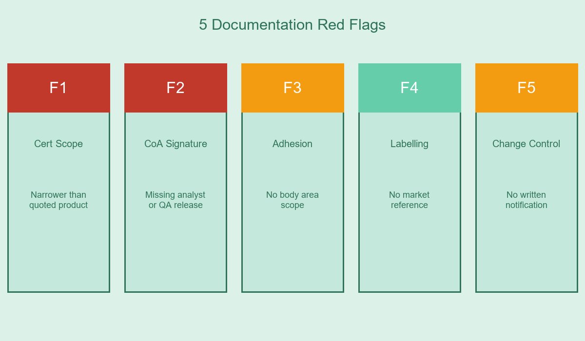 5 Documentation Red Flags
